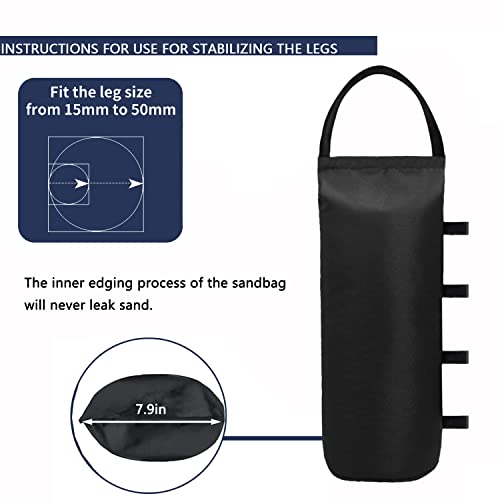 Sand Bag Canopy Weights for Outdoor Tents, 4-Pack