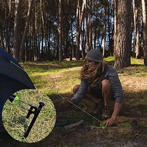 8 Pack Heavy Duty Metal Camping Tent Stakes