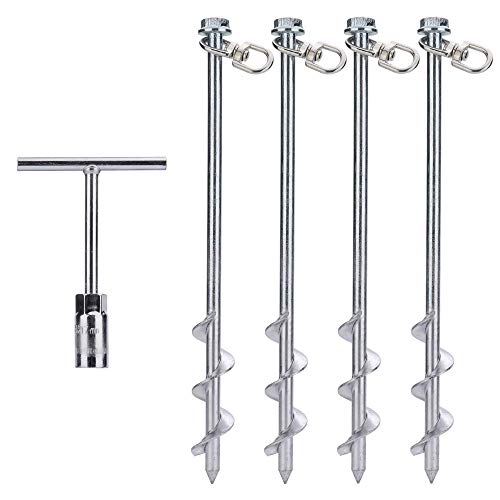 Heavy Duty Ground Anchors - Set of 4