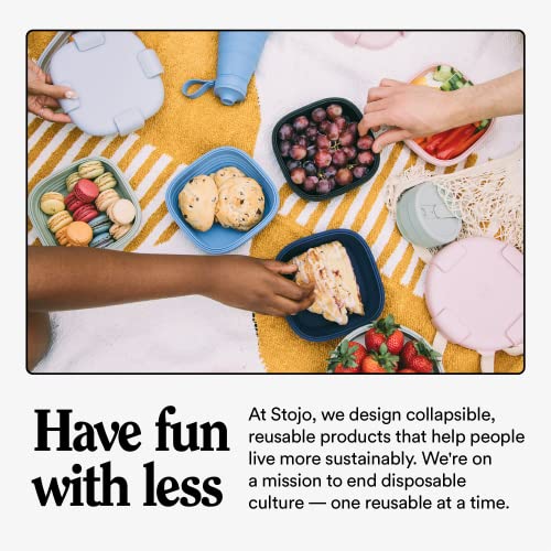 STOJO Collapsible Cup - 12oz - Leak-Proof Silicone