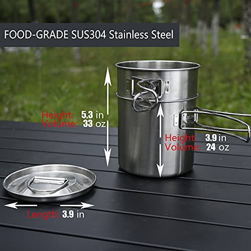 KOKKOYA Foldable Camping Set: Cookware for Outdoor Survival