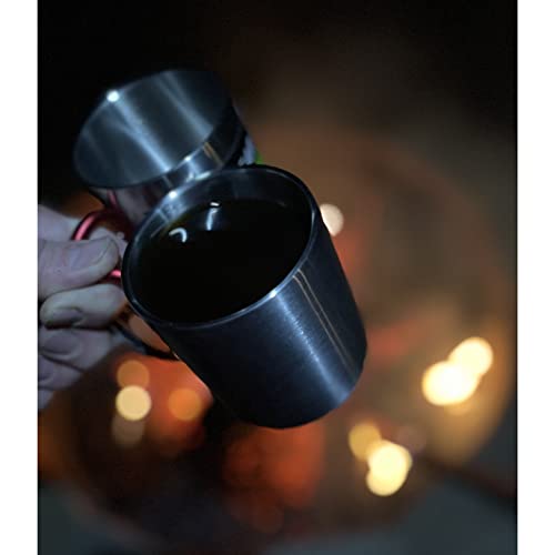 Stainless Steel Carabiner Handle Mug - 10 oz