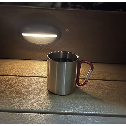 Stainless Steel Carabiner Handle Mug - 10 oz
