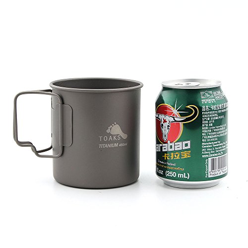 TOAKS 450ml Titanium Camping Cup