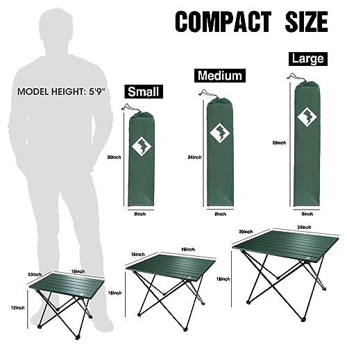 Ultralight Portable Camping Side Table with Carry Bag