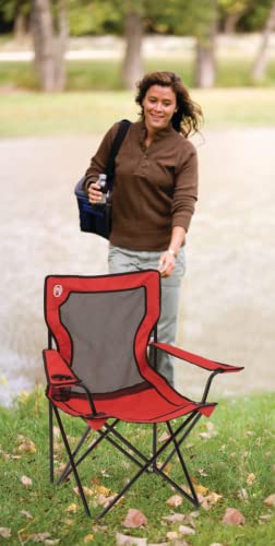 Coleman Camping Chair with Cooling Mesh, Adjustable Arms