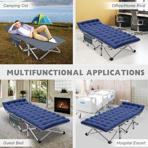 ABORON Folding Camping Cot: Heavy Duty Outdoor Bed