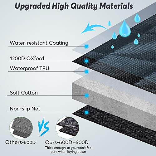 Folding Camping Cot for Adults and Kids, 800Lbs Load