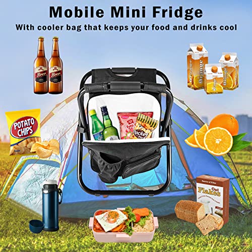 Kikerike Backpack Stool Cooler Chair - Heavy Duty