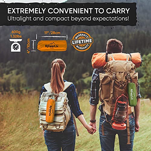 Ultralight Inflatable Sleeping Pad - Camping, Backpacking, Hiking
