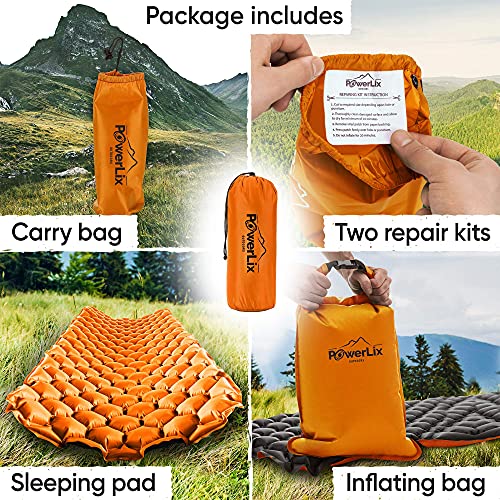 Ultralight Inflatable Sleeping Pad - Camping, Backpacking, Hiking