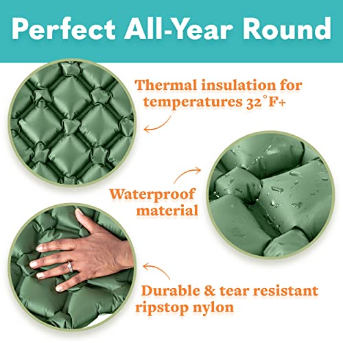 Sleepingo Large Sleeping Pad - Ultralight Camping Mat