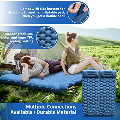Ultra-Light Inflatable Sleeping Pad with Built-in Pump