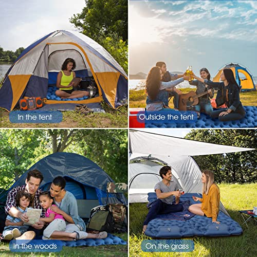Ultra-Light Inflatable Sleeping Pad with Built-in Pump