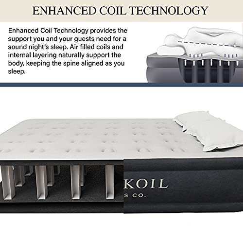 King Koil Pillow Top Queen Air Mattress