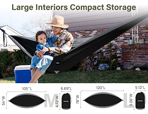 Kootek Lightweight Portable Double Hammock - 500 lbs Capacity