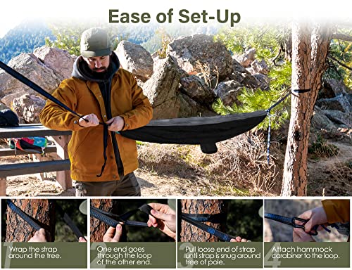 Kootek Lightweight Portable Double Hammock - 500 lbs Capacity