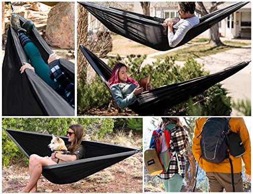 Kootek Lightweight Portable Double Hammock - 500 lbs Capacity
