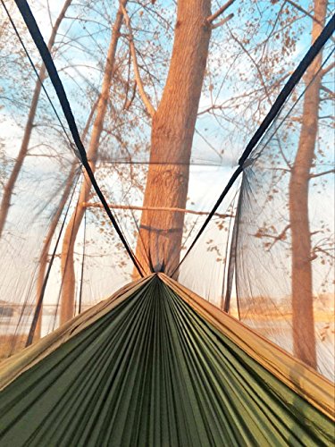 Sunyear Double Hammock with Net for Outdoor Survival