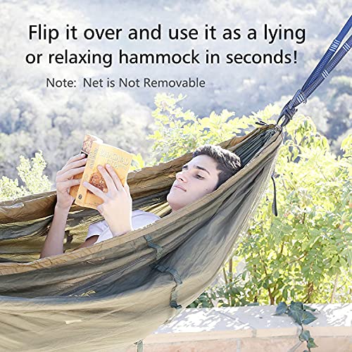 Sunyear Double Hammock with Net for Outdoor Survival