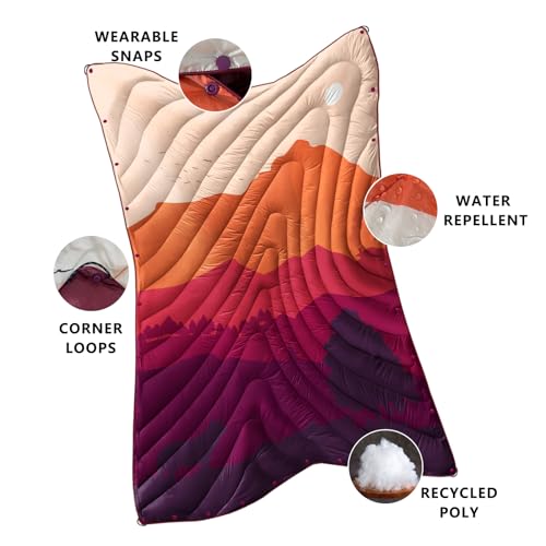 hotkoko Lightweight Puffy Camping Outdoor Blanket