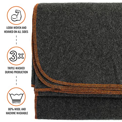 Arcturus Military Wool Blanket - 4.5 lbs - Large
