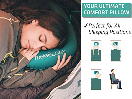 TREKOLOGY ALUFT 2.0 Ultralight Inflatable Travel Pillow