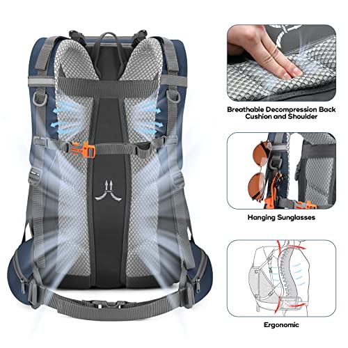 Maelstrom 40L Waterproof Hiking Daypack with Rain Cover