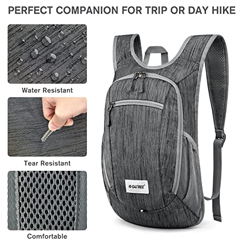 G4Free Lightweight Packable Hiking Daypack - Black