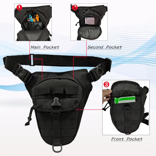 Unisex Tactical Leg Bag for Survival Essentials