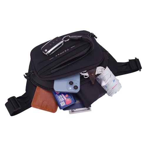 Waterproof Fanny Pack Crossbody Bag for Travel, Hiking