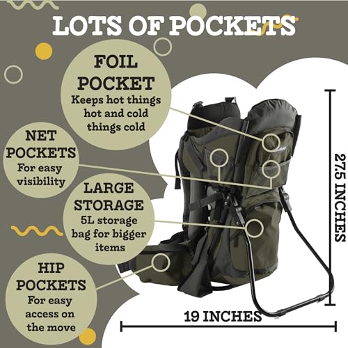 Luvdbaby Hiking Baby Carrier: Comfortable Toddler Backpack System