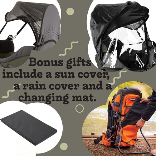 Luvdbaby Hiking Baby Carrier: Comfortable Toddler Backpack System