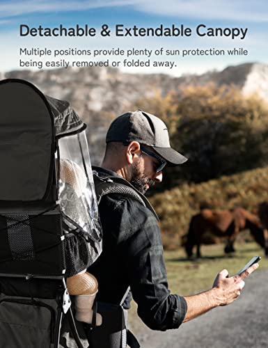 besrey Baby Backpack Carrier with Safety Features
