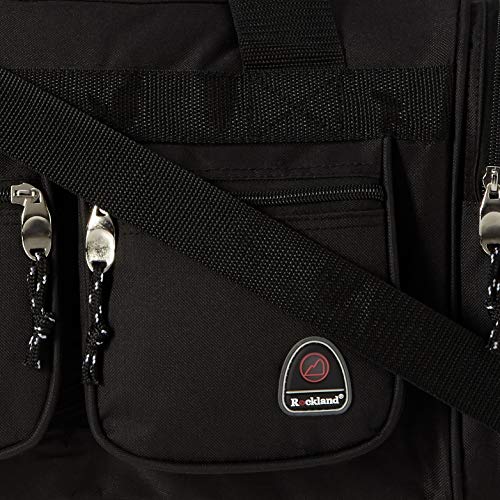 Black Rockland Duffel Bag: Compact and Durable