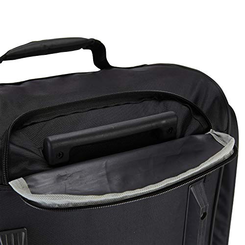 Xpedition Multi-Pocket Black Rolling Duffel Bag (30")