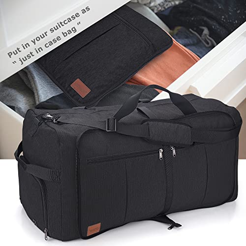 120L Waterproof Travel Duffel Bag with Shoe Compartment