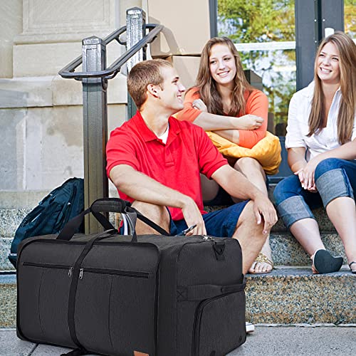120L Waterproof Travel Duffel Bag with Shoe Compartment