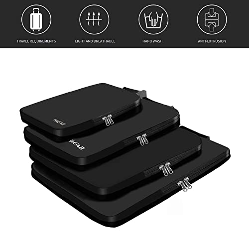 Compression Packing Cubes Set for Travel Organization