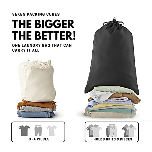 Veken 8-Piece Packing Cubes Set for Luggage Organization