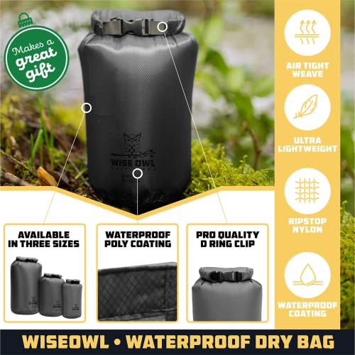 Wise Owl Outfitters Waterproof Dry Bag Set