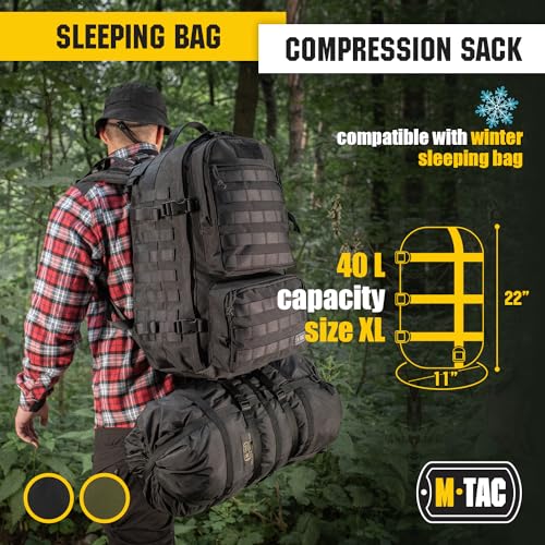 M-Tac Military Compression Sack for Sleeping Bag (Olive)