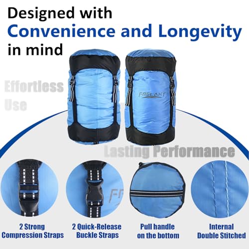 Ultralight Compression Sleeping Bag Sack, Water-Resistant, Camping Gear