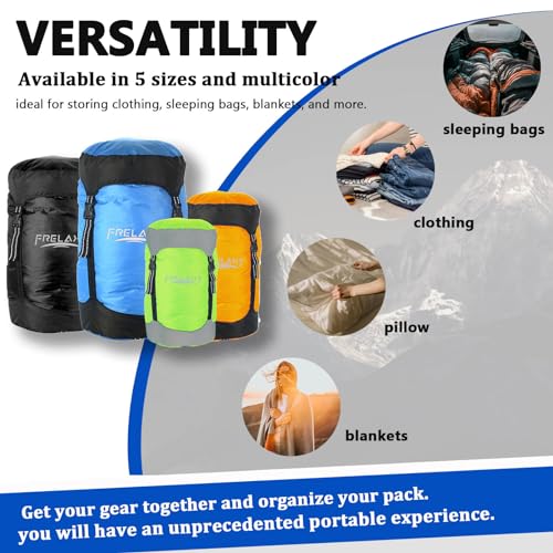 Ultralight Compression Sleeping Bag Sack, Water-Resistant, Camping Gear