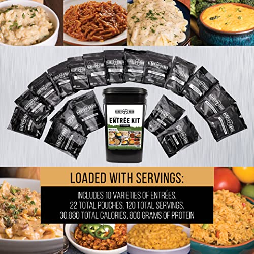 Emergency Meal Entrées, 120 Servings, 25-Year Shelf Life
