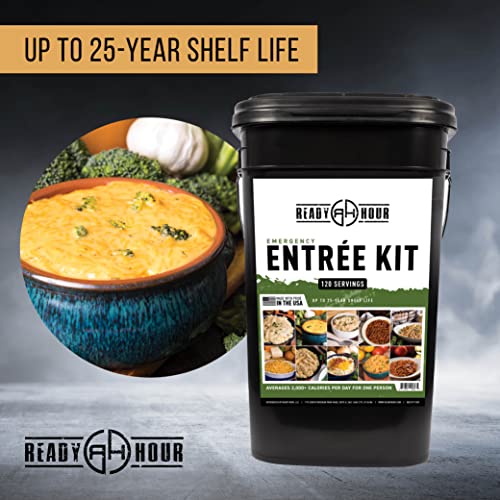 Emergency Meal Entrées, 120 Servings, 25-Year Shelf Life