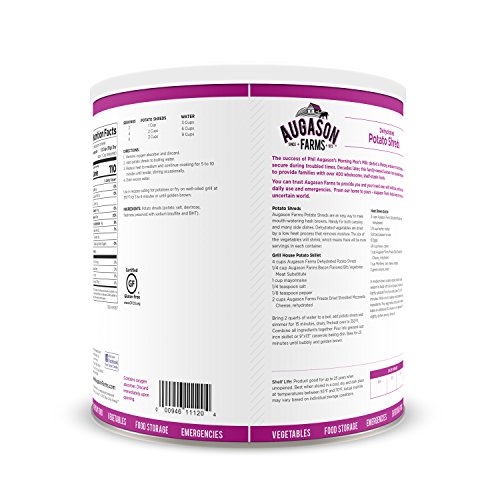 Augason Farms Dehydrated Potato Shreds - 1 lb 7 oz