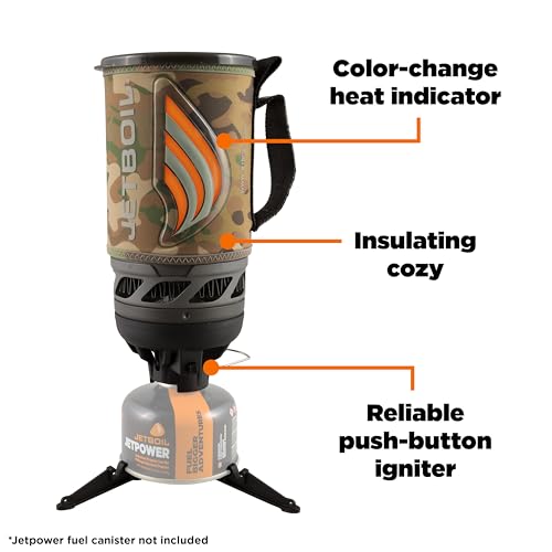 Jetboil Flash Camo Brown Cooking System for Survival