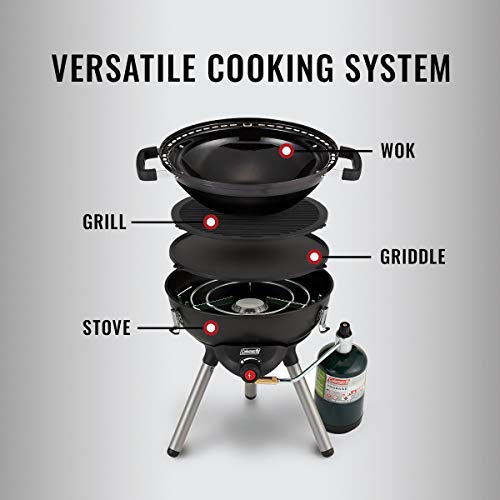 Coleman Portable Black 4-in-1 Stove