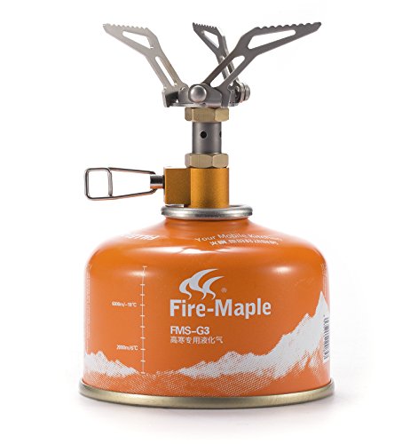 Fire-Maple FMS-300T Backpacking Stove, Titanium, ISPO Gold Winner